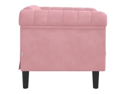 Poltrona veludo rosa PT654815