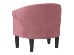 Poltrona veludo rosa PT566341