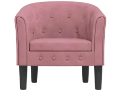 Poltrona veludo rosa PT566341
