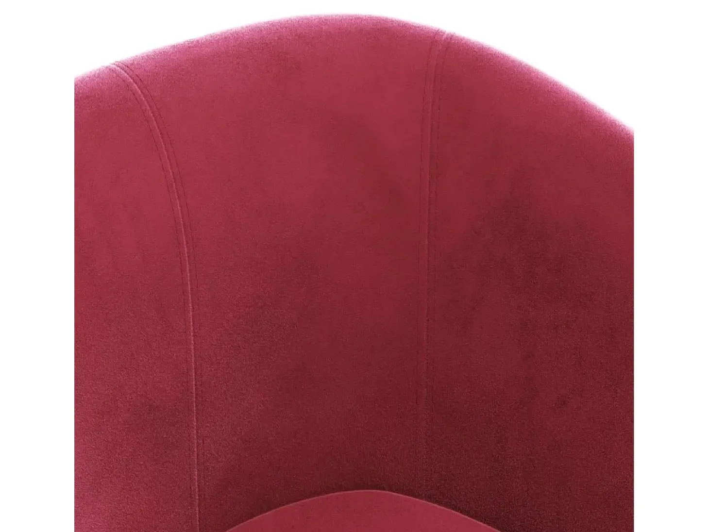Poltrona veludo vermelho tinto