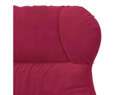 poltrona Vinho Vermelho 69 x 74 x 93 cm Veludo