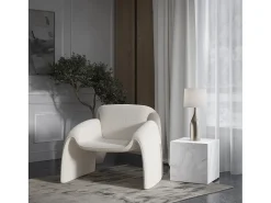 Poltrona 91x78x80 cm branco sujo Leith LET75N