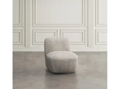 Poltrona 67,5x76x77,5 cm Cinza Bege Leith LET74G