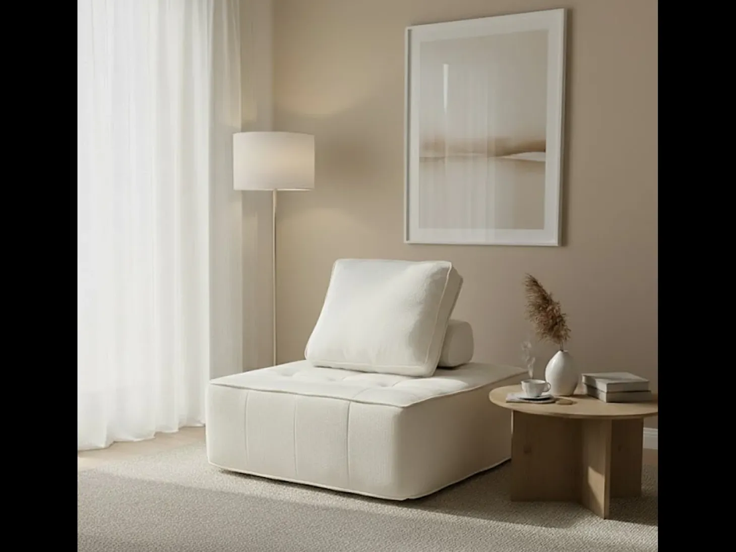 Poltrona Zen 1 lugar - branco