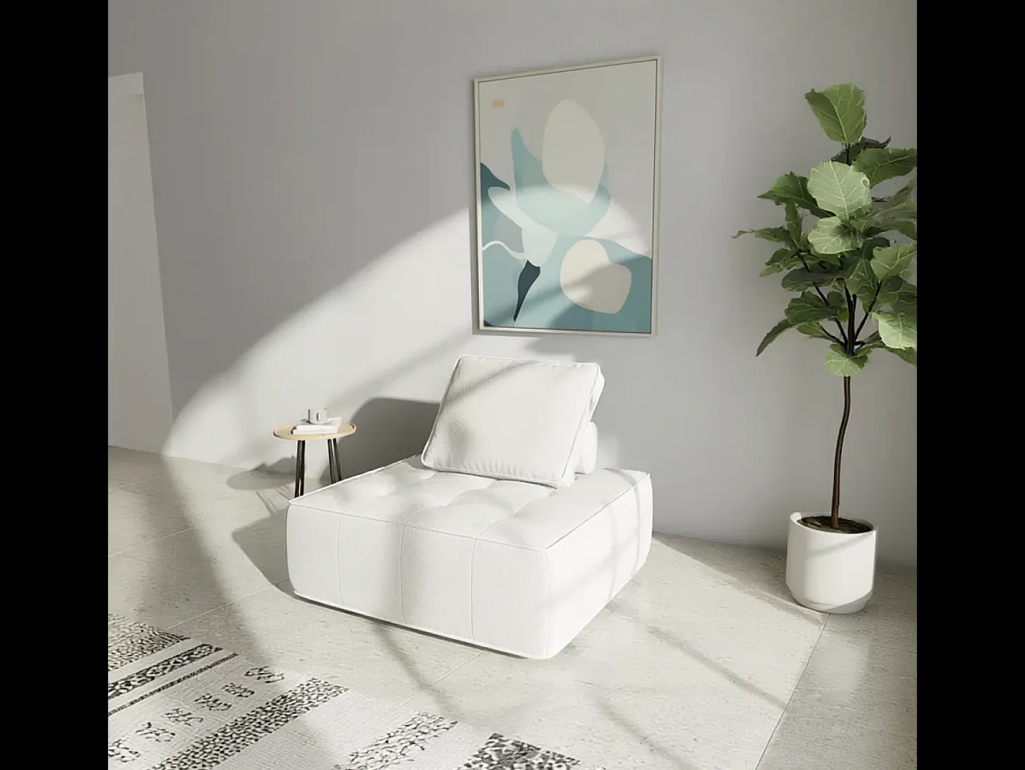 Poltrona Zen 1 lugar - branco