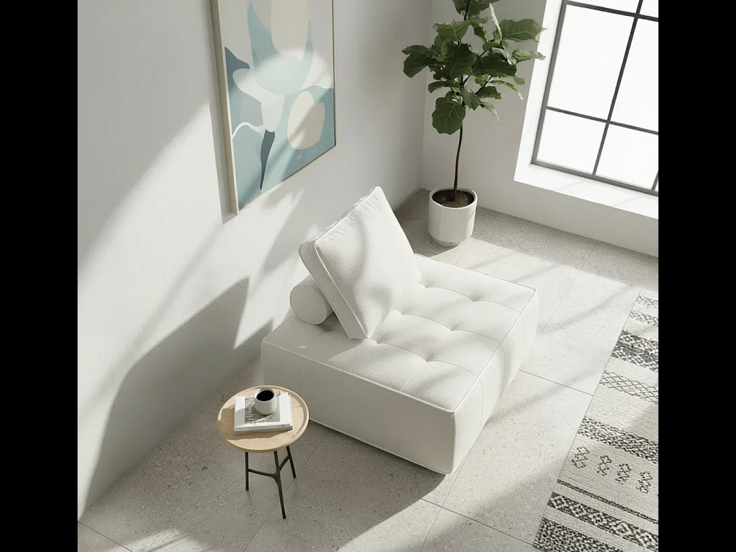 Poltrona Zen 1 lugar - branco