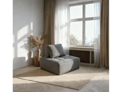 Poltrona Zen 1 lugar - cinza