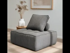 Poltrona Zen 1 lugar - cinza