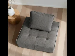 Poltrona Zen 1 lugar - cinza