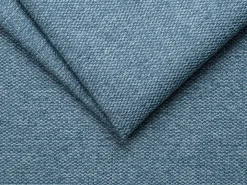 Poltrona-cama conversível rápida em tecido azul - Dormir 100 cm - Colchão 14 cm - CALIFE