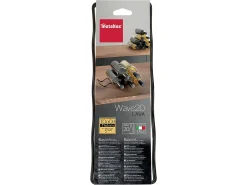 Porta-garrafas WAVE 20 Compartimentos Série LAVA Metaltex Touch-Therm Preto 11x32 cm