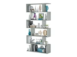 Prateleira alta de cimento Athena 80x192x24 cm Decoração para sala de jantar e corredor