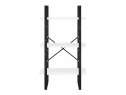Prateleira de armazenamento 60 x 30 x 105 cm em aglomerado branco 02_0000625