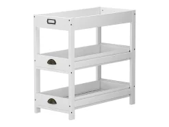 Prateleira de arrumação branco 33x66x66 legum