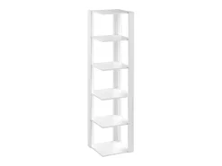 Prateleira de canto branco 45x45x180 amina