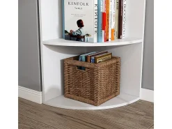 Prateleira de canto branco 40x40x180 fabienne