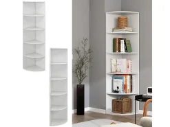 Prateleira de canto branco 40x40x180 fabienne