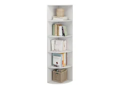 Prateleira de canto branco 40x40x180 fabienne