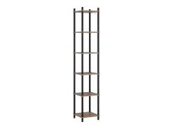Prateleira de canto carvalho goldkraft/antracite 30x30x163.5 bivio