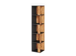Prateleira de canto carvalho goldkraft 33.3x33.3x162.2 lio