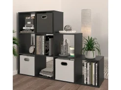 Prateleira de escada antracite 142.4x29x107.8