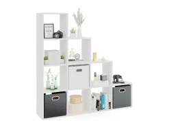 Prateleira de escada branco 142.5x29x140