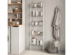 Prateleira de escada branco 44.5x11x160 klivo