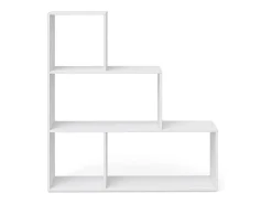 Prateleira de escada branco 116.8x29x123.2