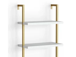 Prateleira de escada branco 60x30x183 ava