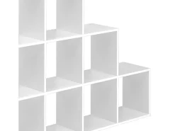 Prateleira de escada branco 142.4x29x107.8