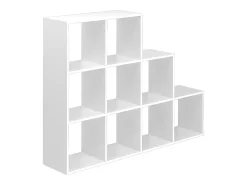Prateleira de escada branco 142.4x29x107.8