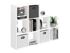 Prateleira de escada branco 142.4x29x107.8