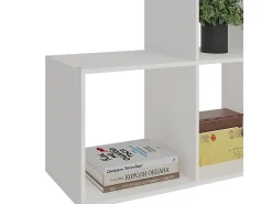Prateleira de escada branco 138x29x143 aramis