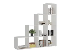 Prateleira de escada branco 138x29x143 aramis