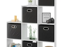 Prateleira de escada branco 142.5x29x140