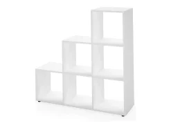 Prateleira de escada branco 107.2x29x107.8