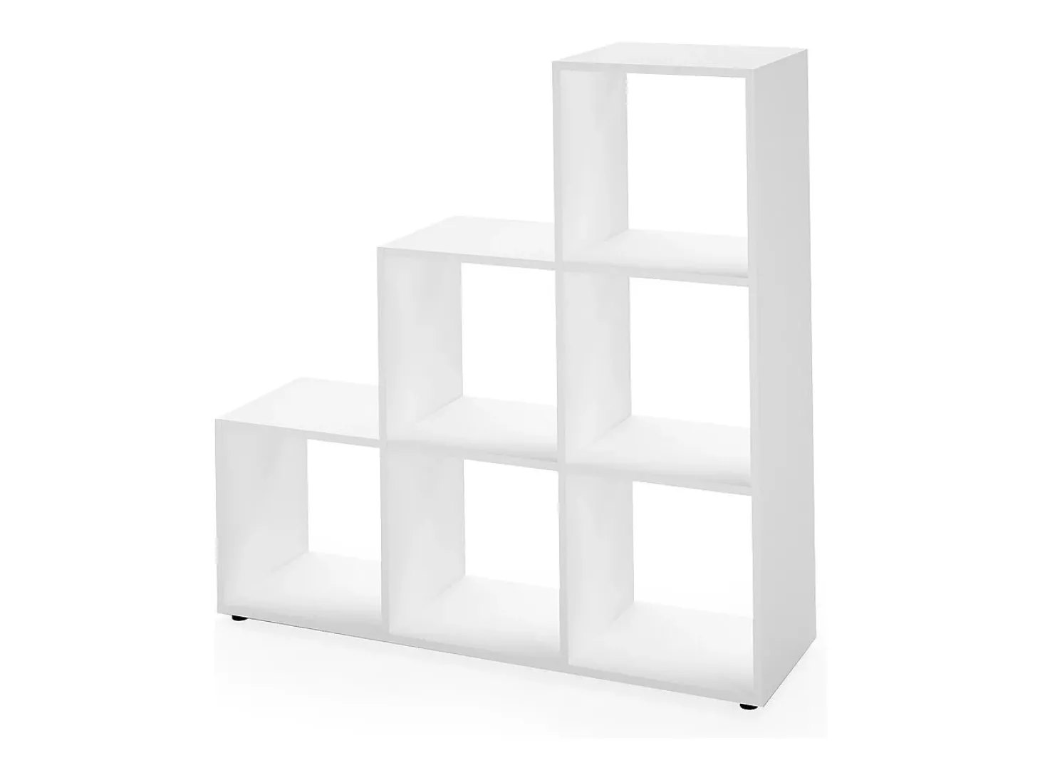 Prateleira de escada branco 107.2x29x107.8