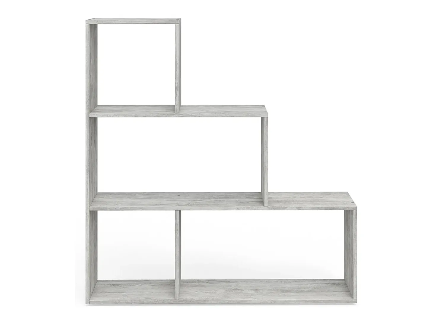 Prateleira de escada cinza 116.8x29x123.2