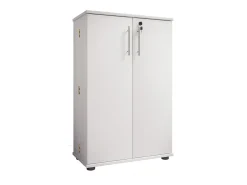 Prateleira de mídia de CD / DVD Engalo Branco A. 93 x L. 60 x P. 31 cm
