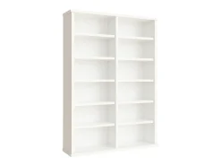 Prateleira de mídia de CD / DVD Ronul Branco A. 92 x L. 60 x P. 18 cm