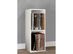 Prateleira de mídia de CD / DVD Platto Branco A. 72 x L. 34 x P. 30 cm