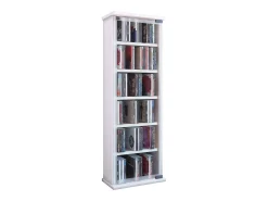 Prateleira de mídia de CD / DVD Classic Branco A. 92 x L. 31 x P. 18 cm