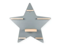 Prateleira de parede BOARTI Regal Cinza A. 55 x L. 52 x P. 19 cm