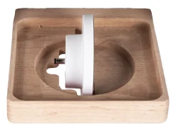 Prateleira de parede BOARTI Buchstabe Cinza A. 54 x L. 46 x P. 19 cm