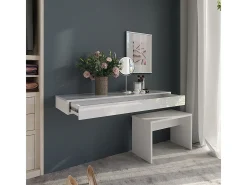 Prateleira de parede branco alto brilho 120x40.1x12 sherry