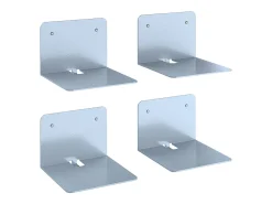 Prateleira de parede cinza 12.5x12.5x9 ghost