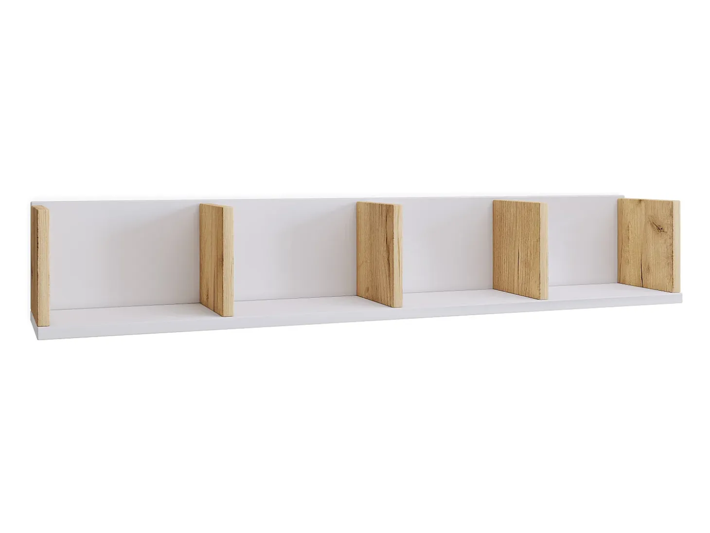 Prateleira de parede Honsa Branco/carvalho de mel A. 15 x L. 97 x P. 17 cm