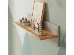 Prateleira de parede para quarto infantil caxemira/artesanal 70x20x20 malia