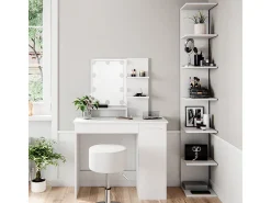 Prateleira de parede para o quarto das crianças branco 30x28x190 paolo