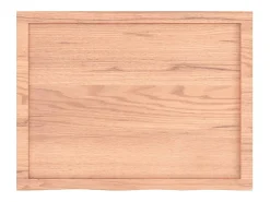 Prateleira de parede 80x60x(2-4) cm carvalho tratado castanho